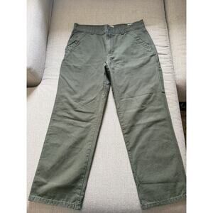 Red Head Brand Co. Olive Green Men's Cotton Canvas Work Utility Pants Size 36/30